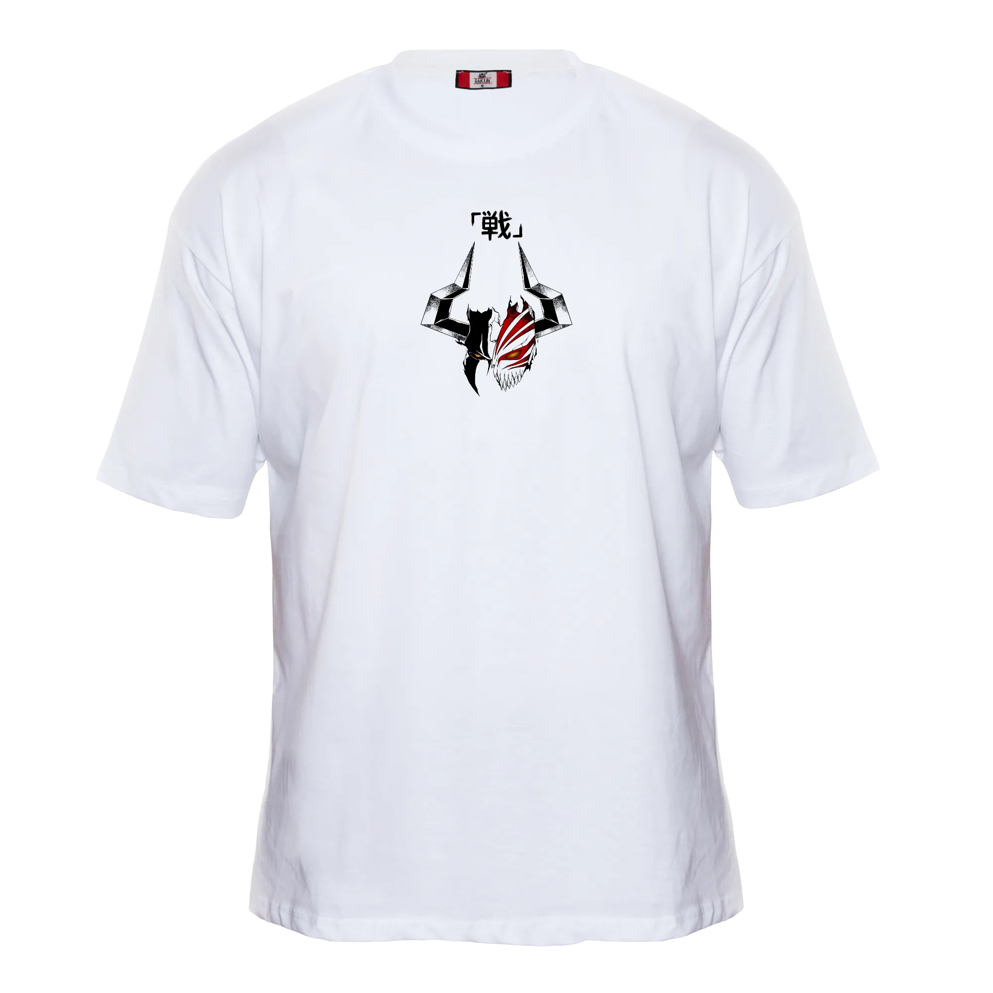 SHIKAI ZANGETSU Premium Anime T-Shirt – Ecru – Front View – Streetwear by RAKUN