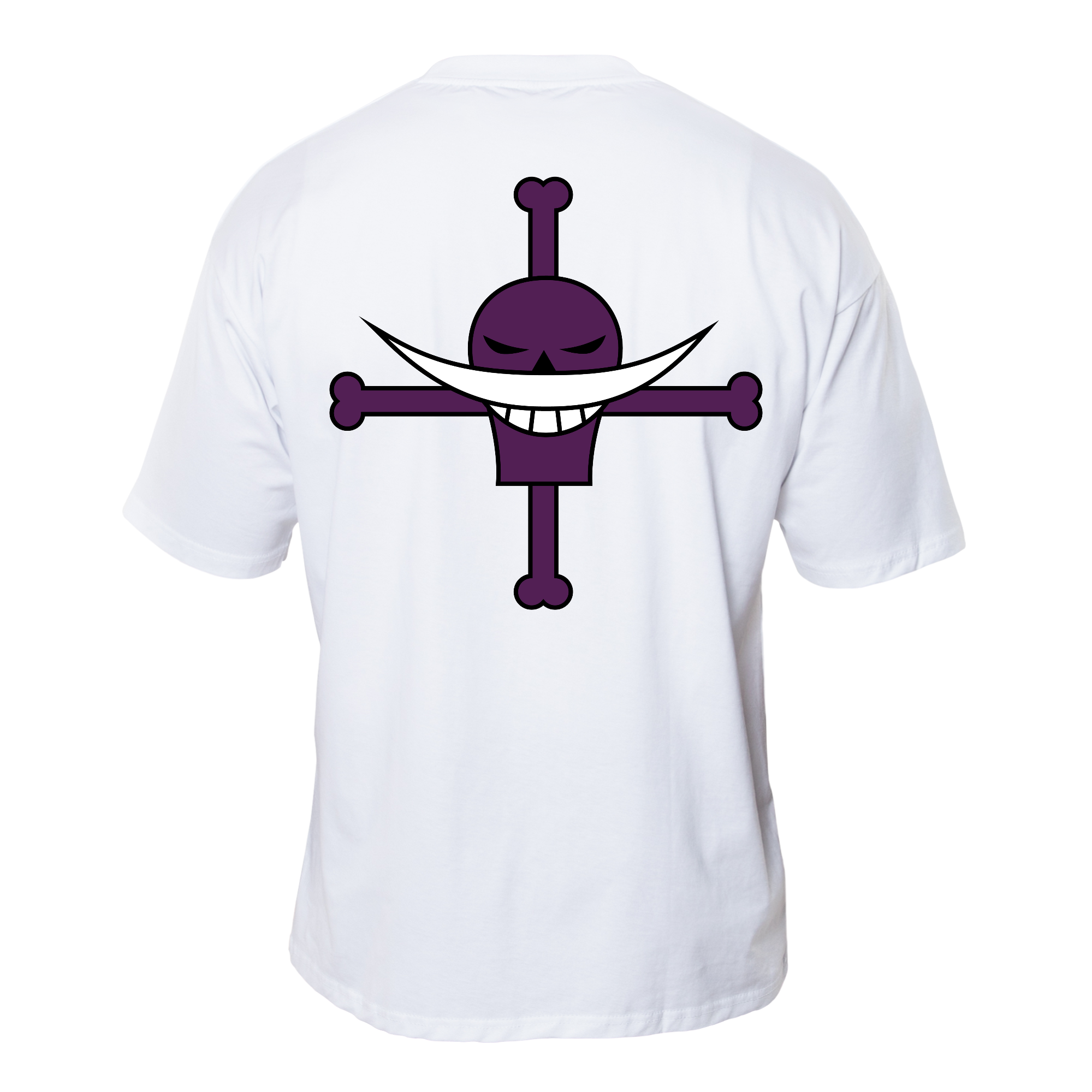 whitebeard flag x premium t-shirt in ecru – one piece inspired oversized shirt by rakun