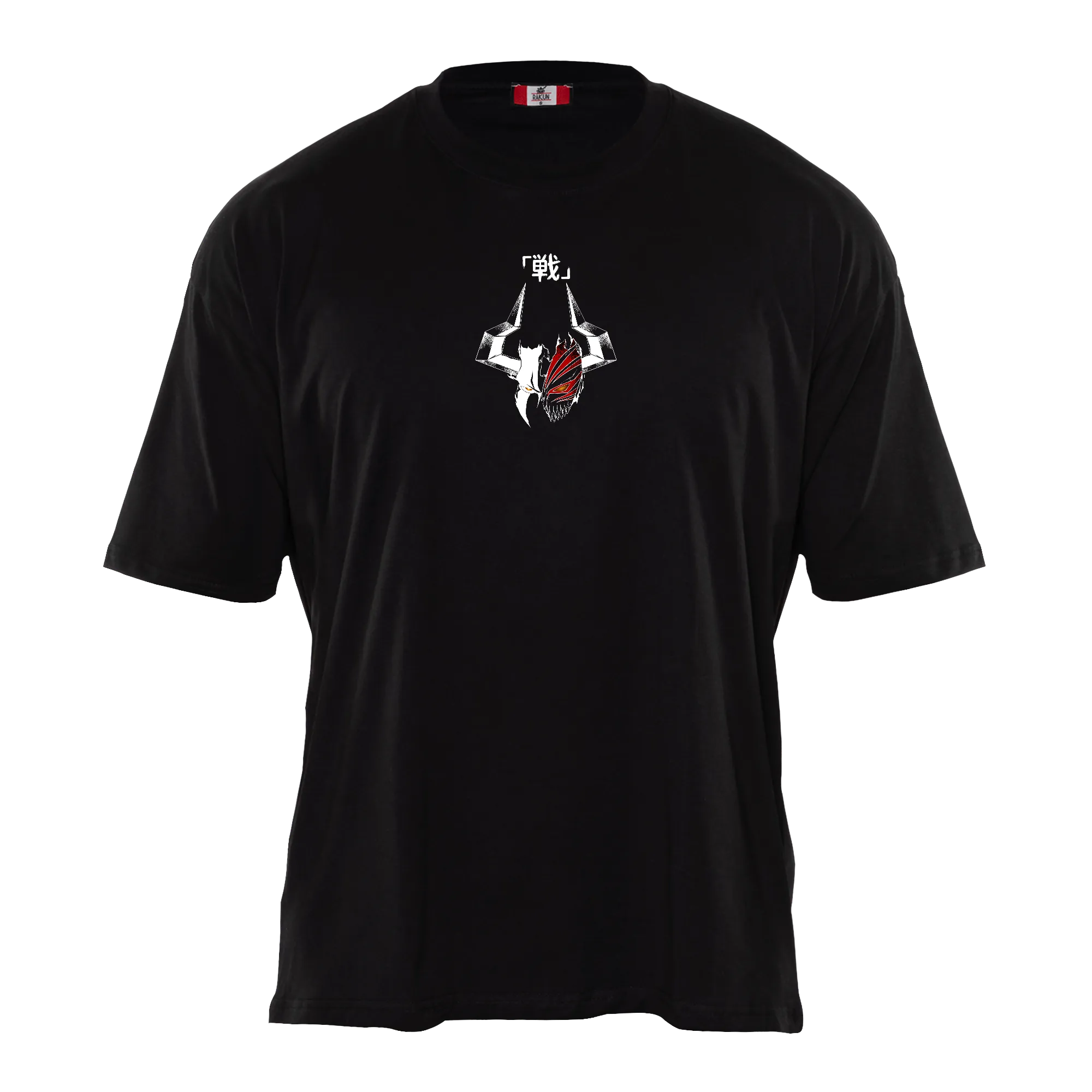 SHIKAI ZANGETSU Premium Anime T-Shirt – Black – Front View – Streetwear by RAKUN