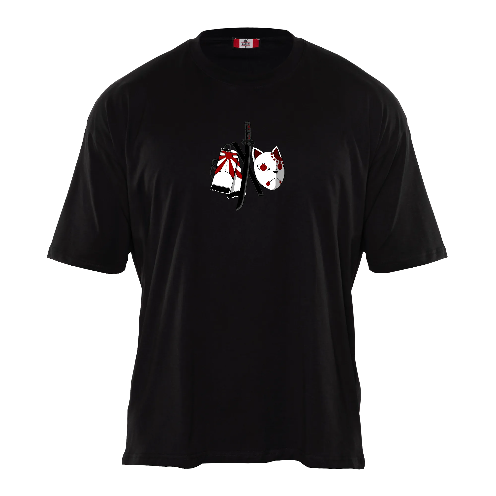 SUN BREATHING Premium Anime T-Shirt – Black – Front View – Streetwear by RAKUN
